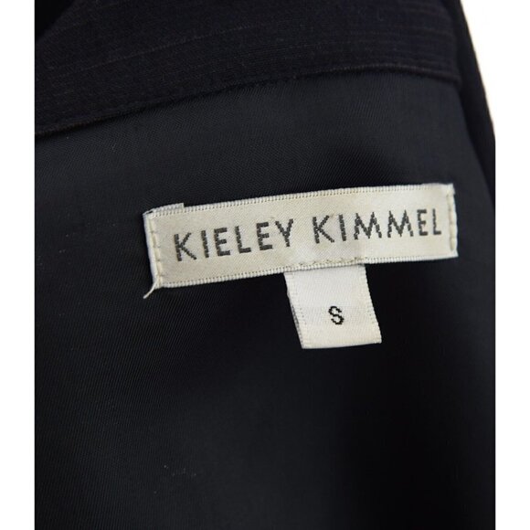 Kieley Kimmel Women Sz S Oversize Boxy Blazer Jacket Viscose Wool Lagenlook Blue - Picture 9 of 11